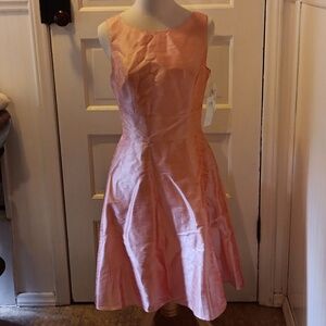 Alfred Sung peach color sz 10 prom formal bridesmaid cocktail  dress